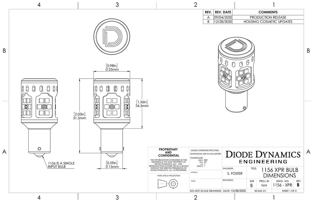 Diode Dynamics DD0369P Bulbs