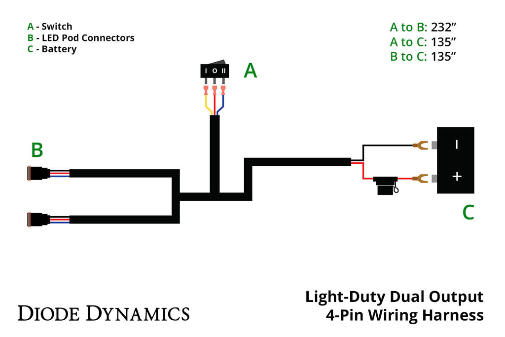 Diode Dynamics DD4092 Switch and Wiring