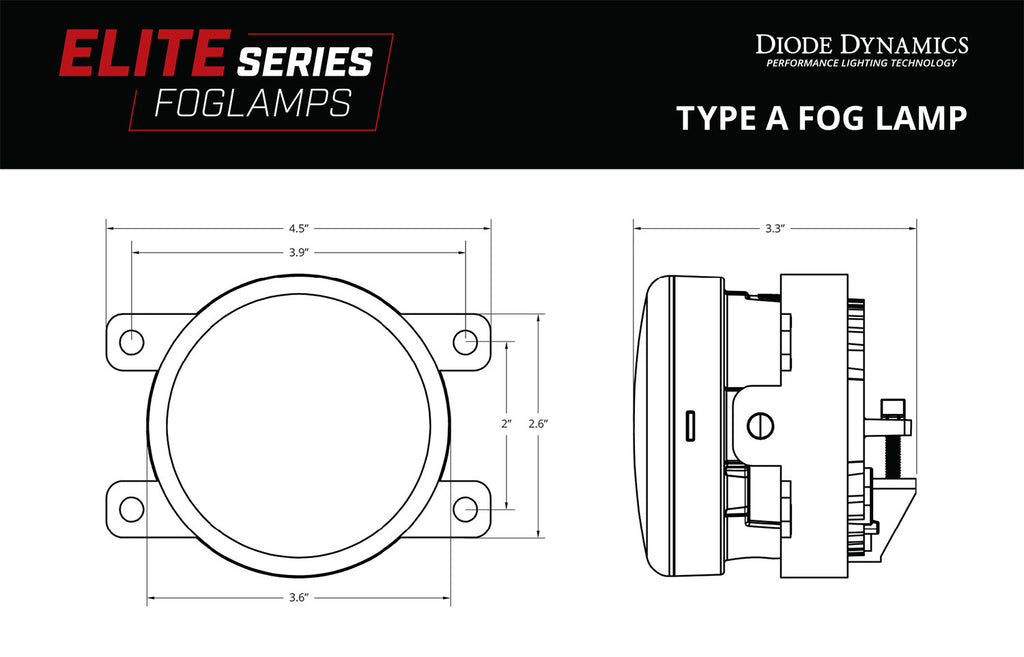 Diode Dynamics DD5128P Fog Lights