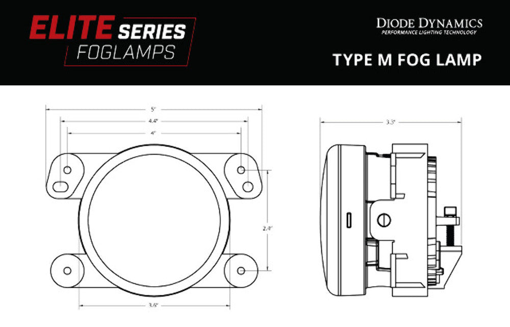 Diode Dynamics DD5130P Fog Lights