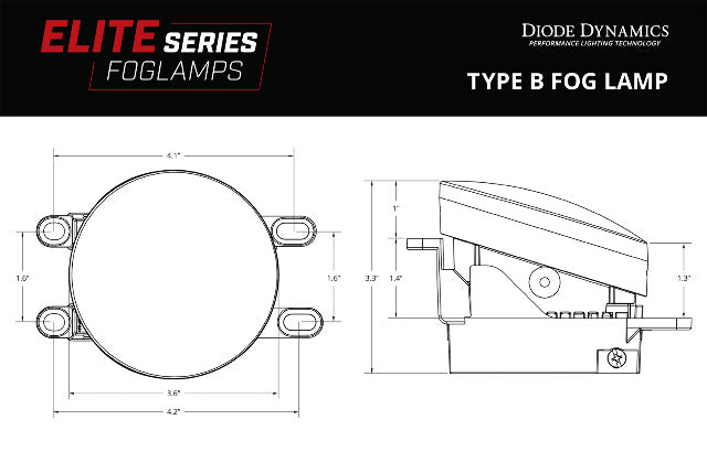 Diode Dynamics DD5134P Fog Lights