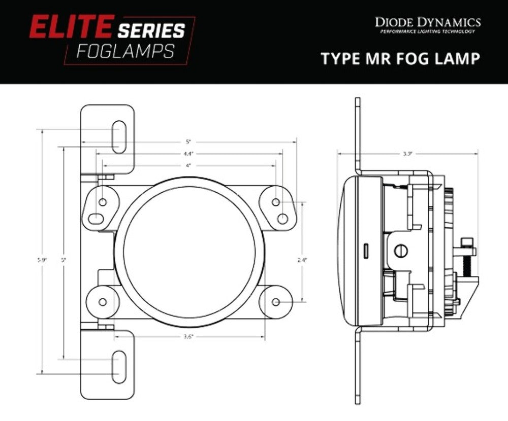 Diode Dynamics DD5163P Fog Lights