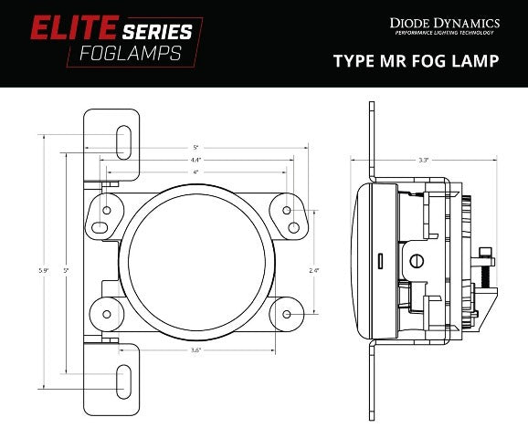 Diode Dynamics DD5163P Fog Lights