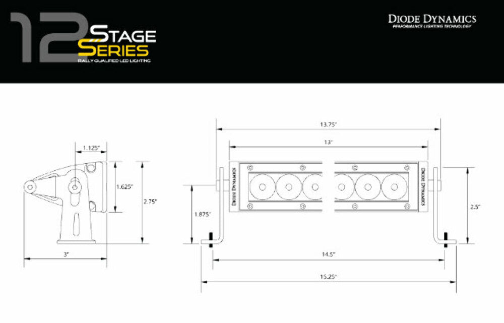 Diode Dynamics DD6064 Clear LED Light Bar