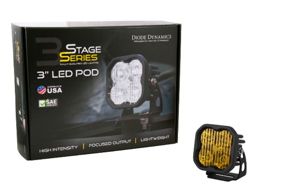 Diode Dynamics DD6135S Yellow LED Light Pod