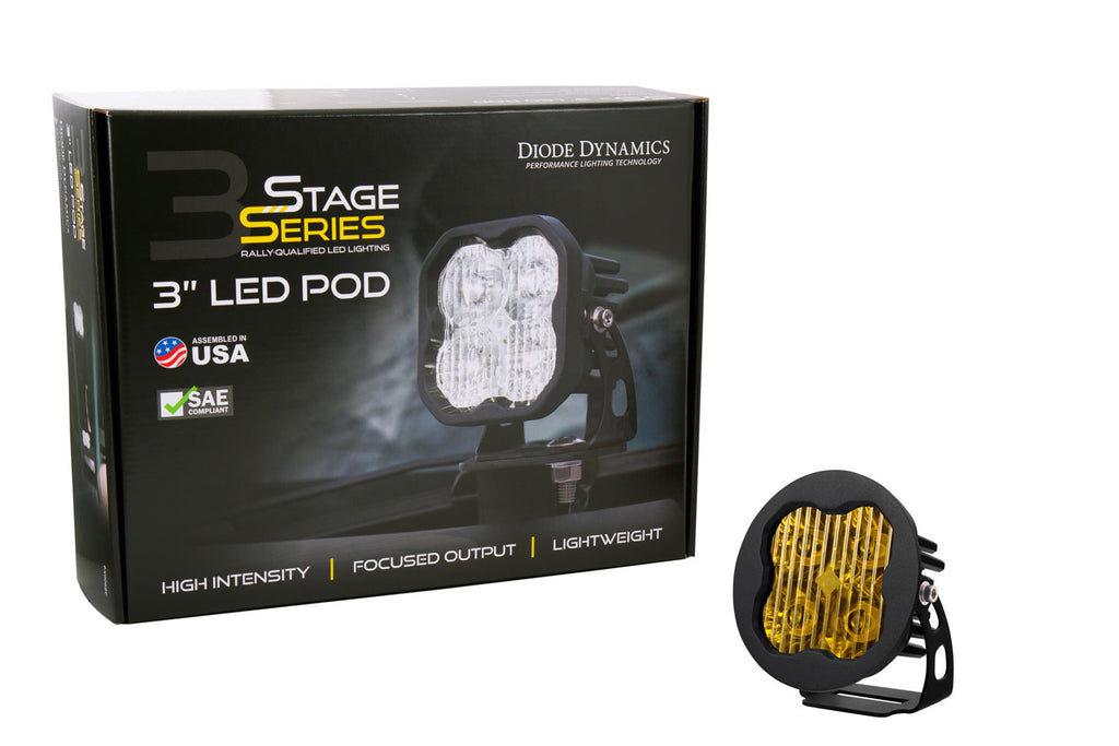 Diode Dynamics DD6142S Yellow LED Light Pod