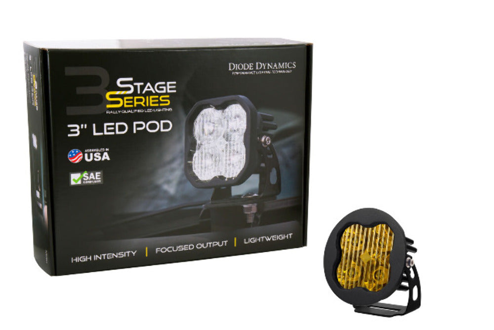 Diode Dynamics DD6150S Yellow LED Light Pod