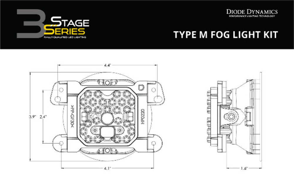 Diode Dynamics DD6197 Clear LED Light Pods