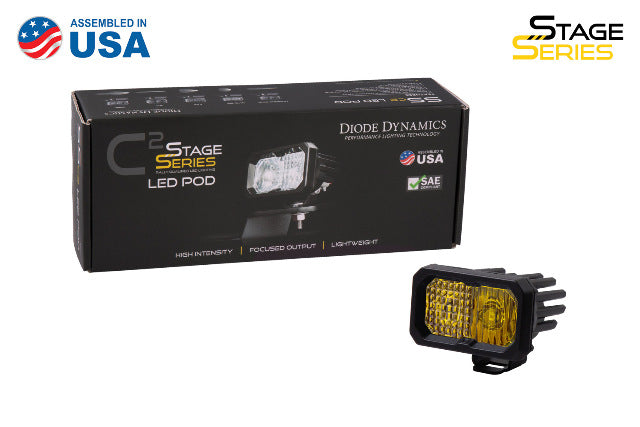 Diode Dynamics DD6386S Yellow LED Light Pod