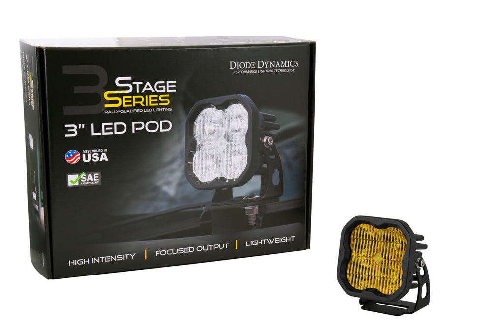 Diode Dynamics DD6492S Yellow LED Light Pod