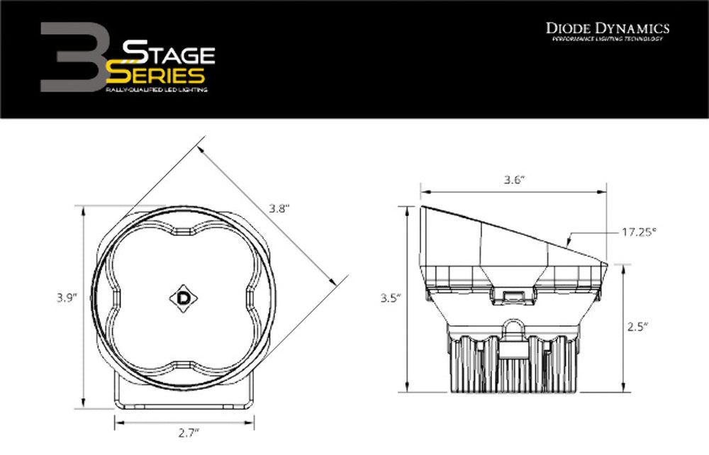 Diode Dynamics DD6500S White LED Light Pod