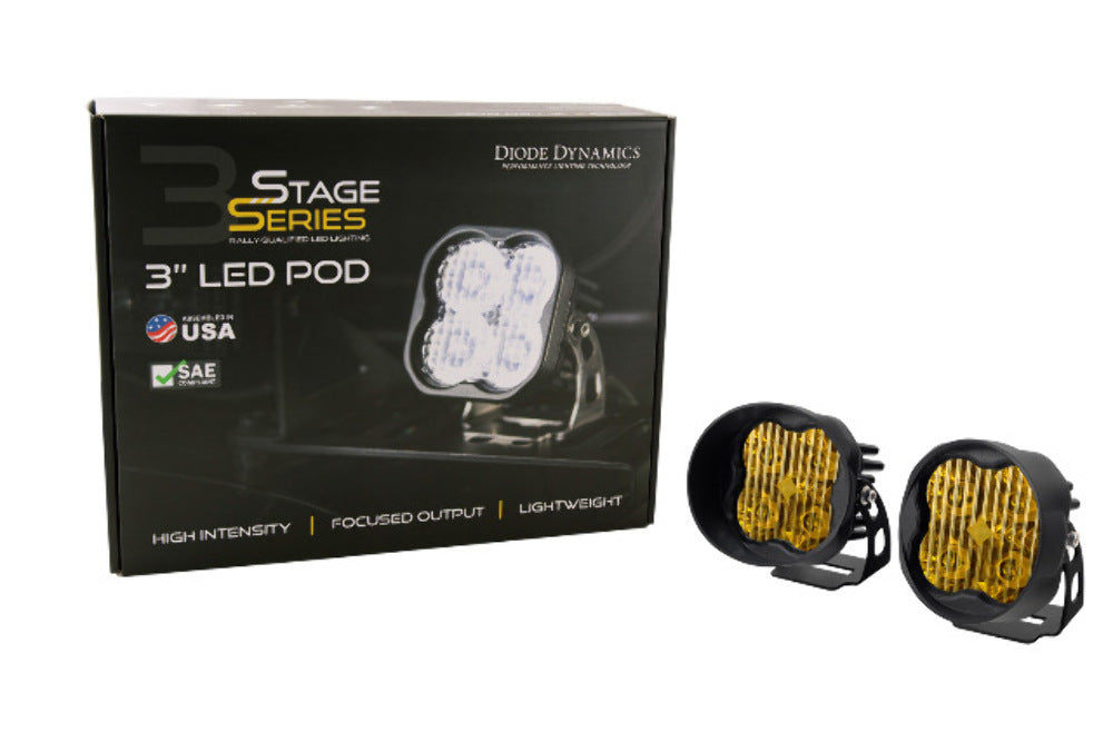 Diode Dynamics DD6504S Yellow LED Light Pod