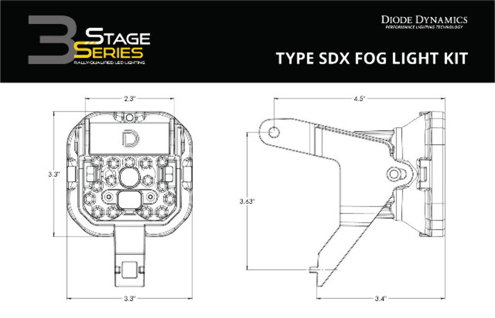 Diode Dynamics DD6544 Fog Lights