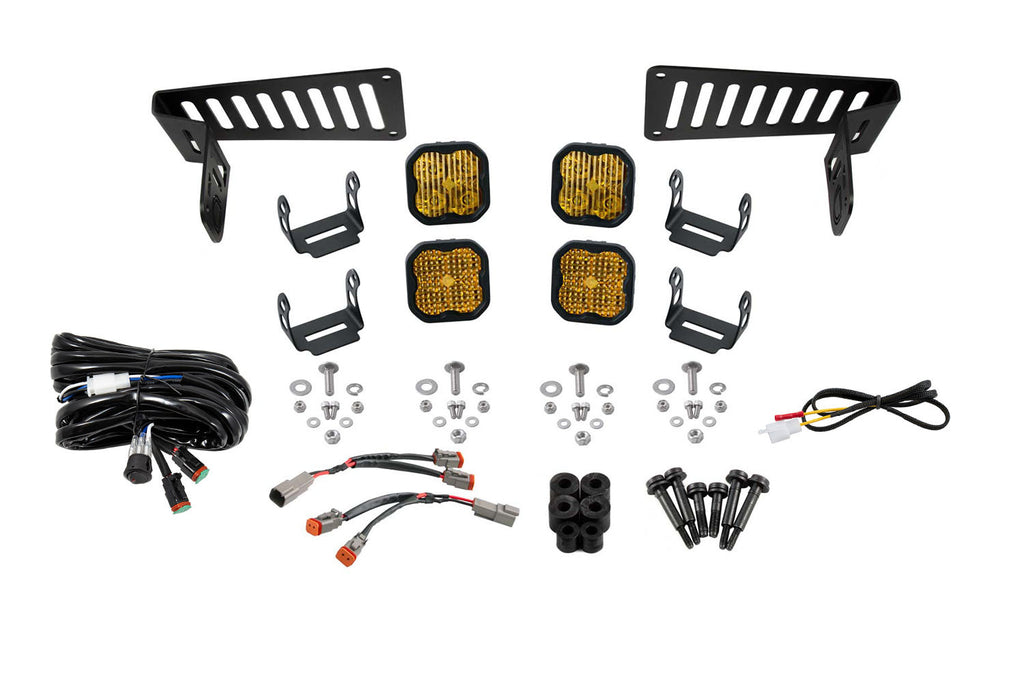 Diode Dynamics DD6556 Yellow Mounting Brackets