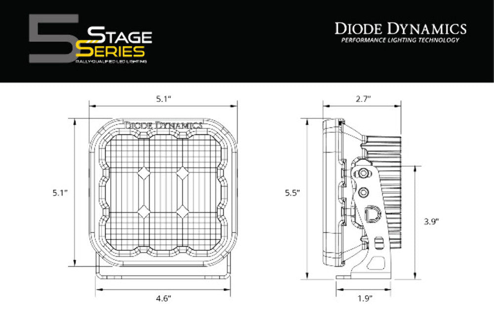 Diode Dynamics DD6768S LED Light Pod