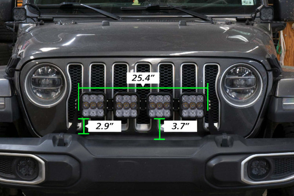 Diode Dynamics DD6825P Mounting Brackets