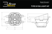 Load image into Gallery viewer, Diode Dynamics DD6997 SS3 Sport Type B Kit ABL Yellow SAE LED Fog Lights