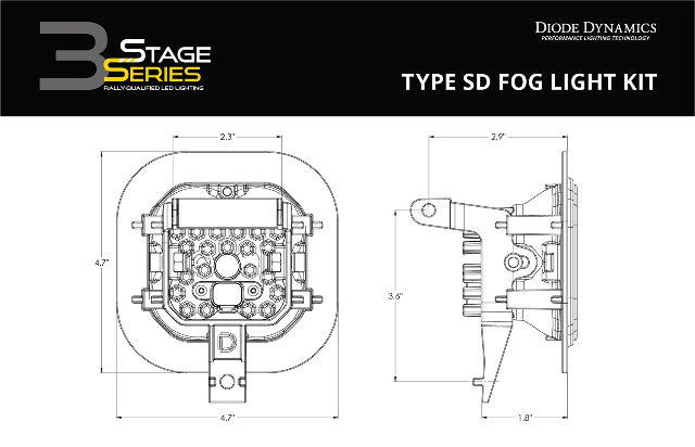 Diode Dynamics DD7095 LED Light Pods