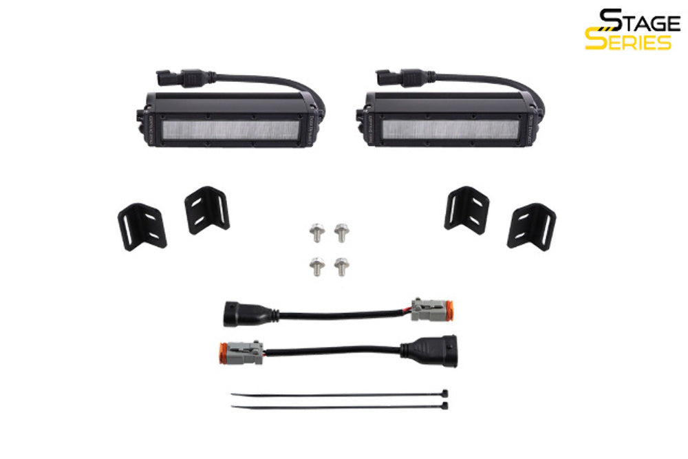 Diode Dynamics DD7418 SS6 White LED Fog Light Kit For 2022-2024 Tundra Sequoia