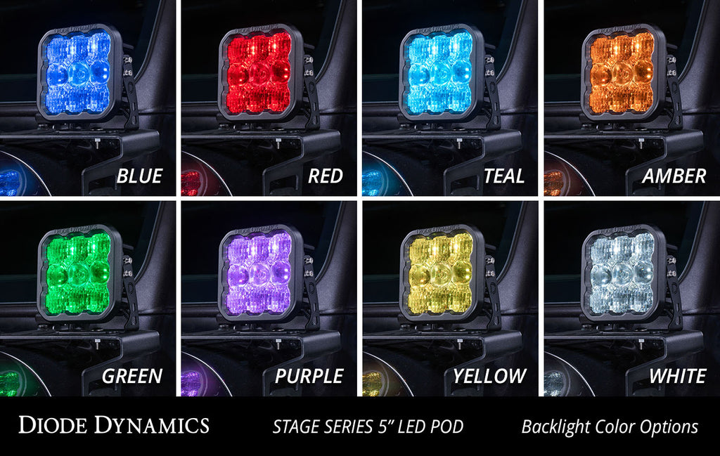 Diode Dynamics DD7819 Yellow Roof Rack Light
