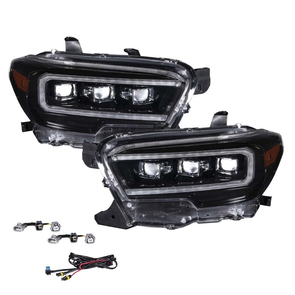 Form Lighting FL0001 LED Headlights w/ White DRL For 2016-2023 Tacoma