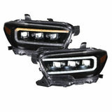 Form Lighting FL0001 LED Headlights w/ White DRL For 2016-2023 Tacoma