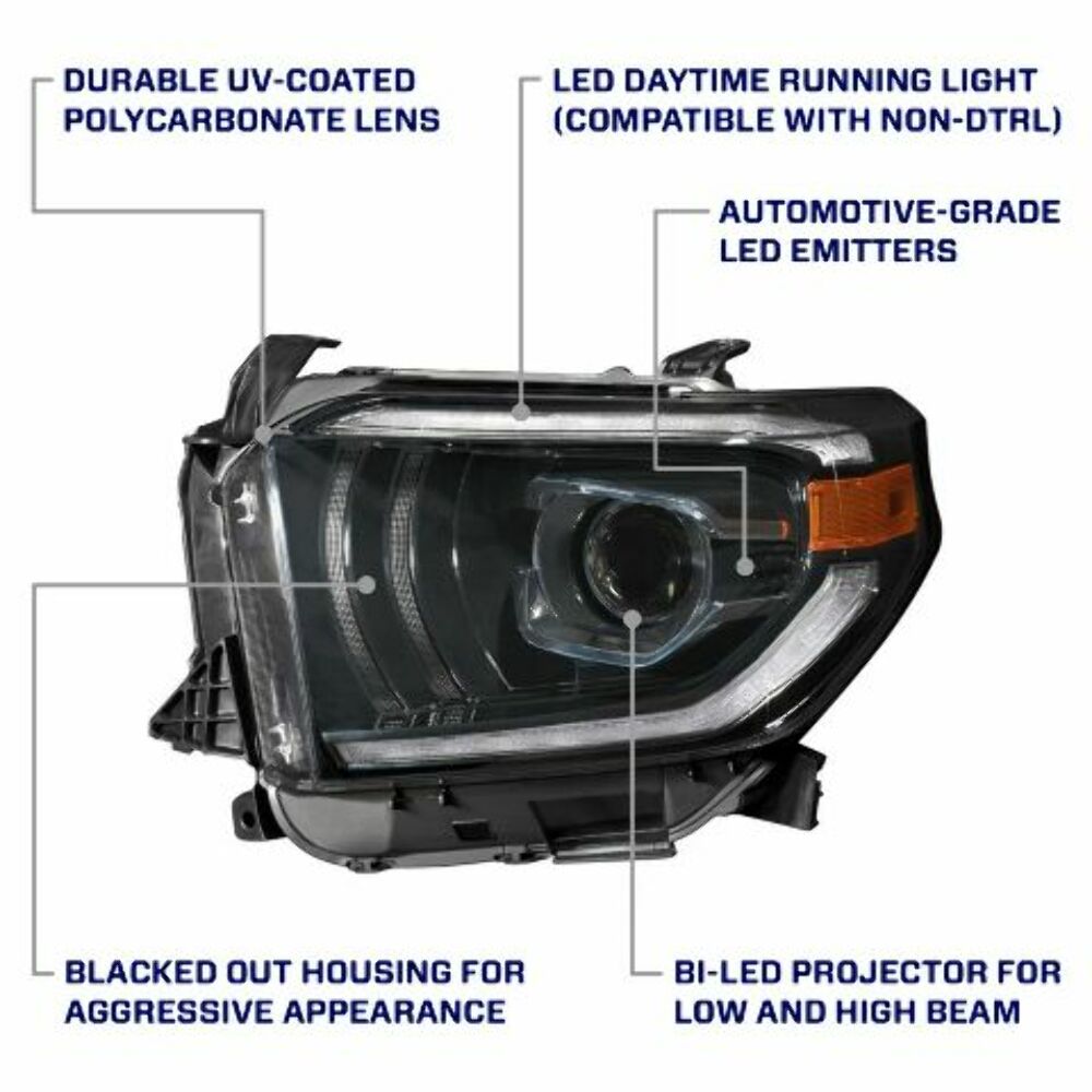 Form Lighting FL0003 LED Projector Headlights For 2014-2021 Tundra