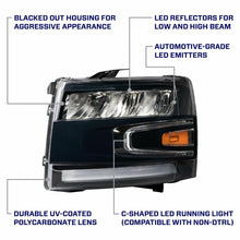 Load image into Gallery viewer, Form Lighting FL0004 LED Reflector Headlights For 2007-2013 Silverado