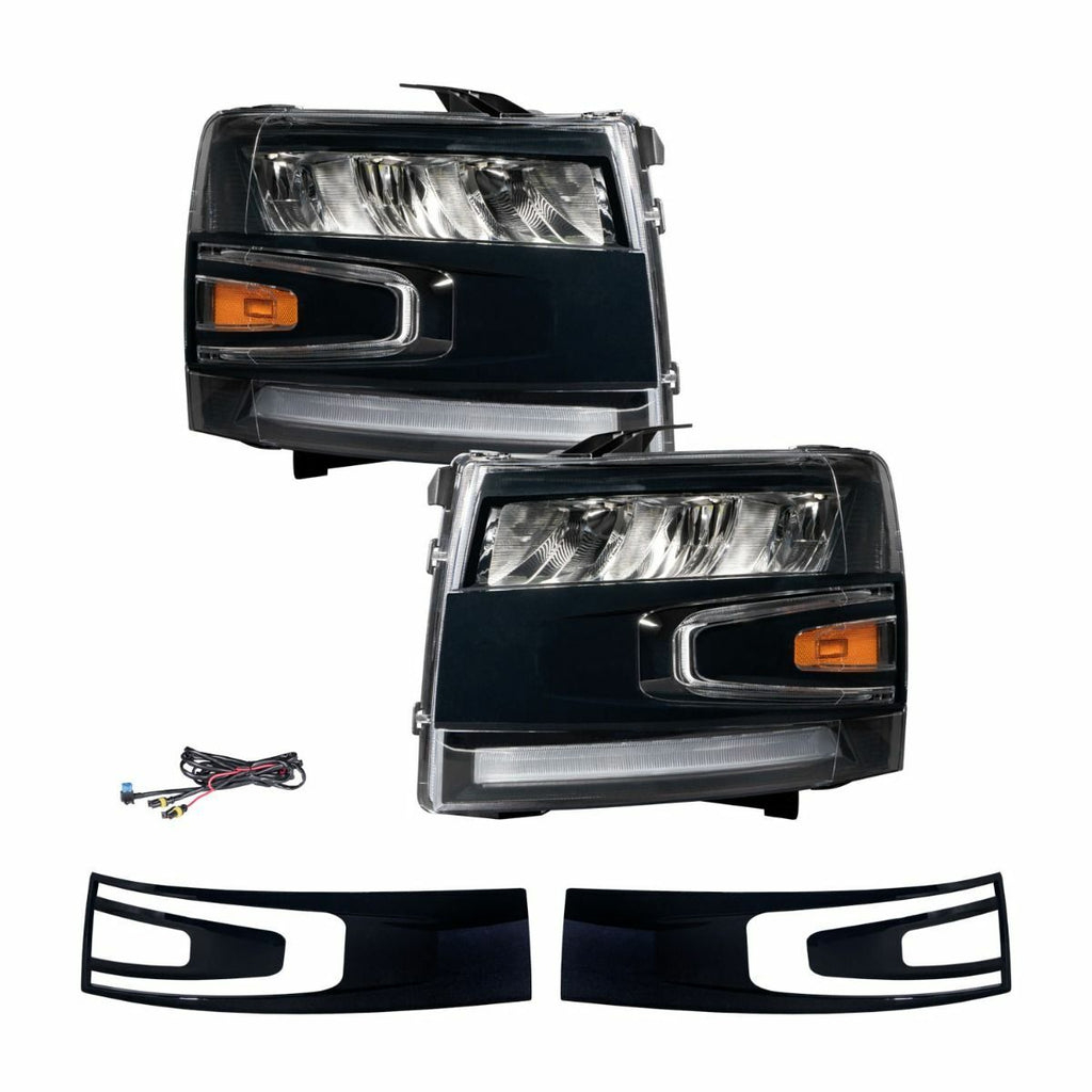 Form Lighting FL0004 LED Reflector Headlights For 2007-2013 Silverado