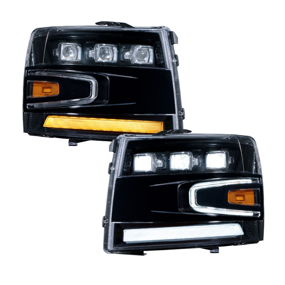 Form Lighting FL0005 LED Projector Headlights For 2007-2013 Silverado