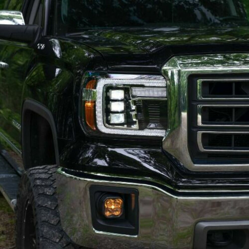 Form Lighting FL0012 LED Headlights For 2014-2018 Sierra 1500