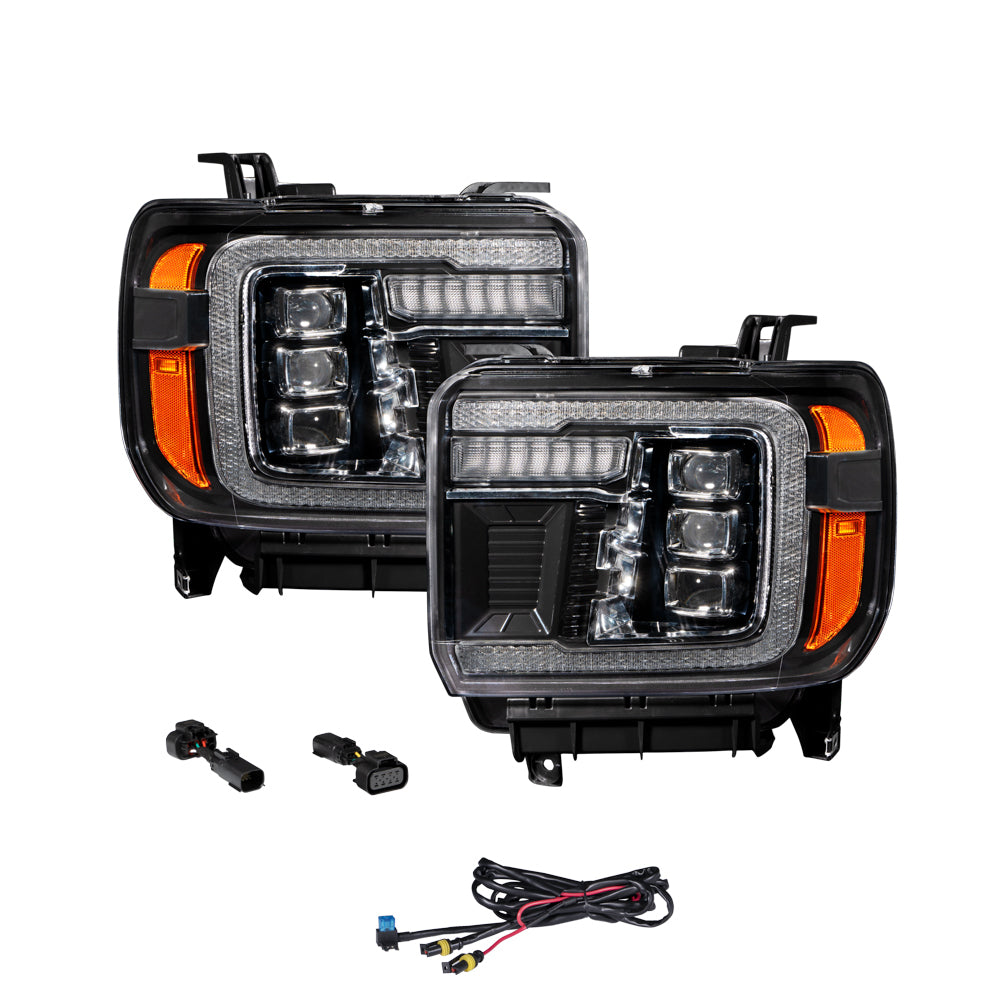 Form Lighting FL0012 LED Headlights For 2014-2018 Sierra 1500