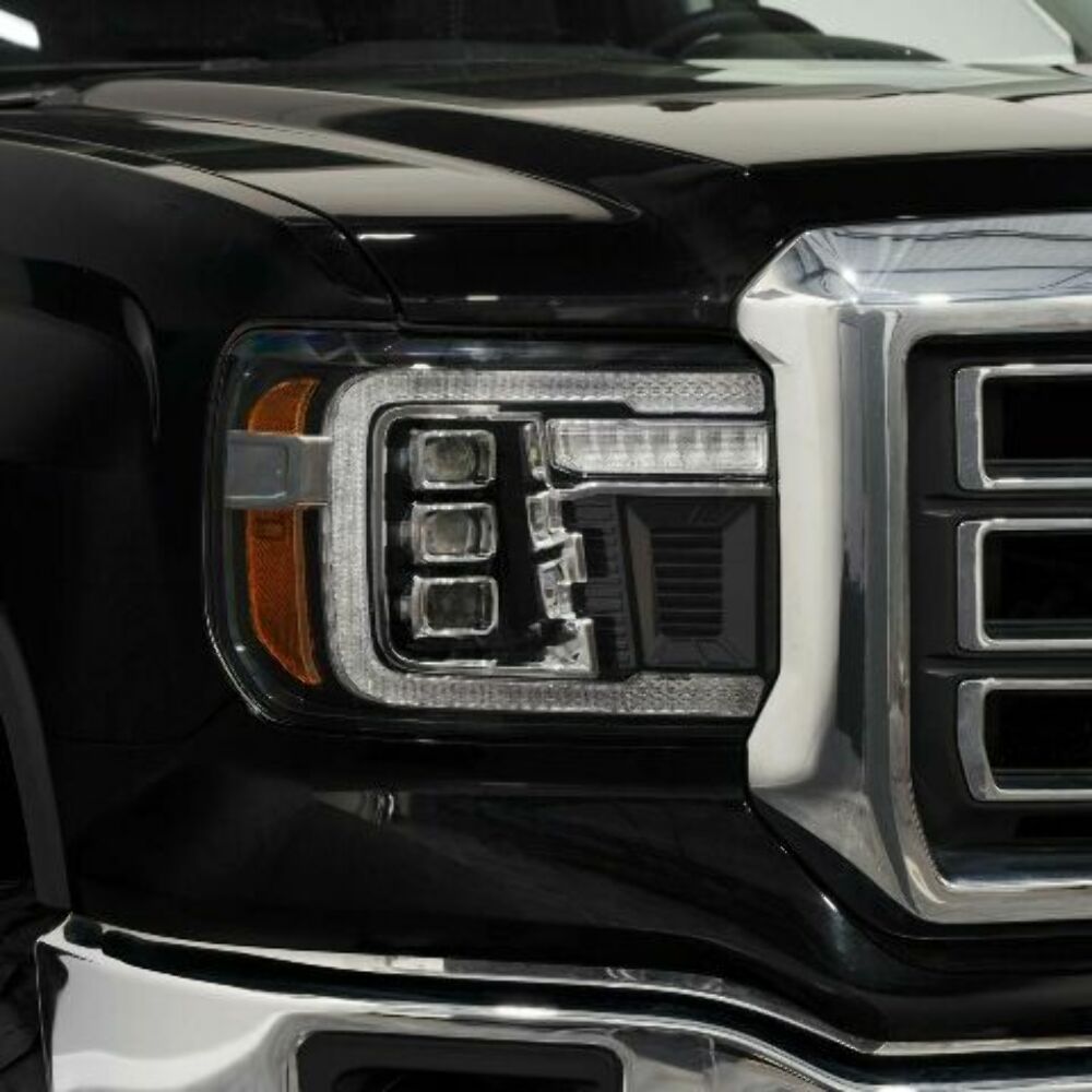 Form Lighting FL0012 LED Headlights For 2014-2018 Sierra 1500