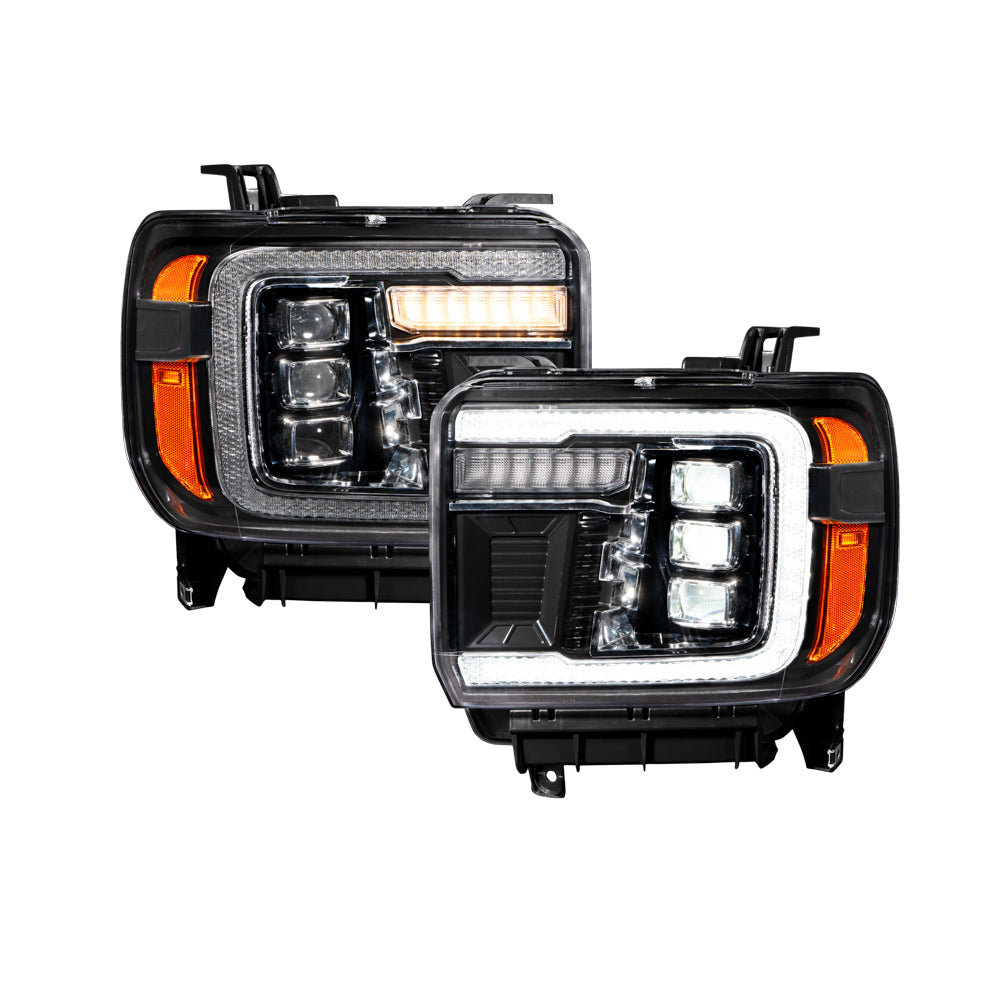 Form Lighting FL0012 LED Headlights For 2014-2018 Sierra 1500