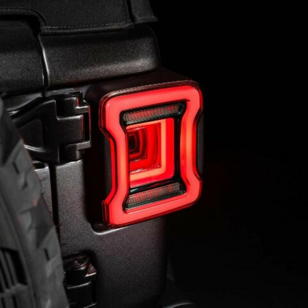 Form Lighting FL0013 Red LED Tail Lights For 2018-2023 Wrangler JL