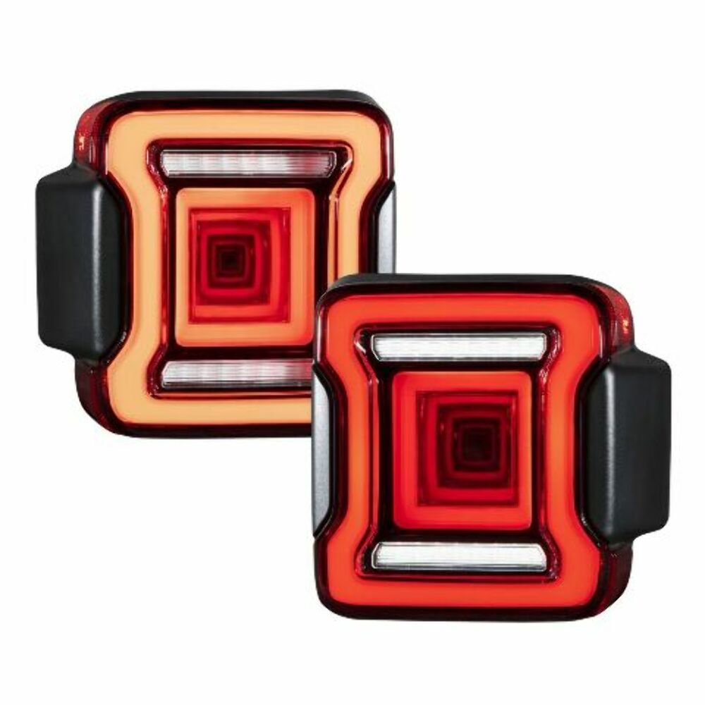 Form Lighting FL0013 Red LED Tail Lights For 2018-2023 Wrangler JL