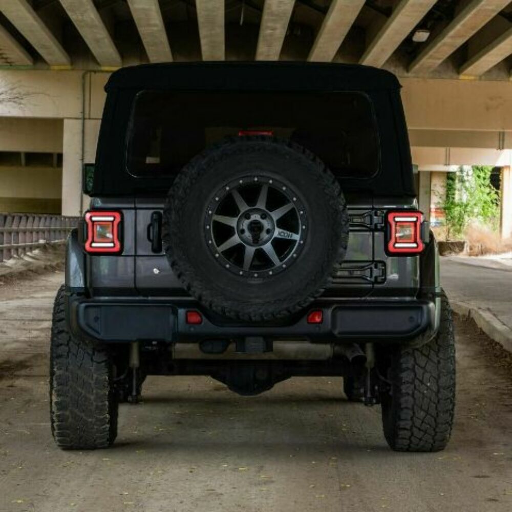 Form Lighting FL0013 Red LED Tail Lights For 2018-2023 Wrangler JL