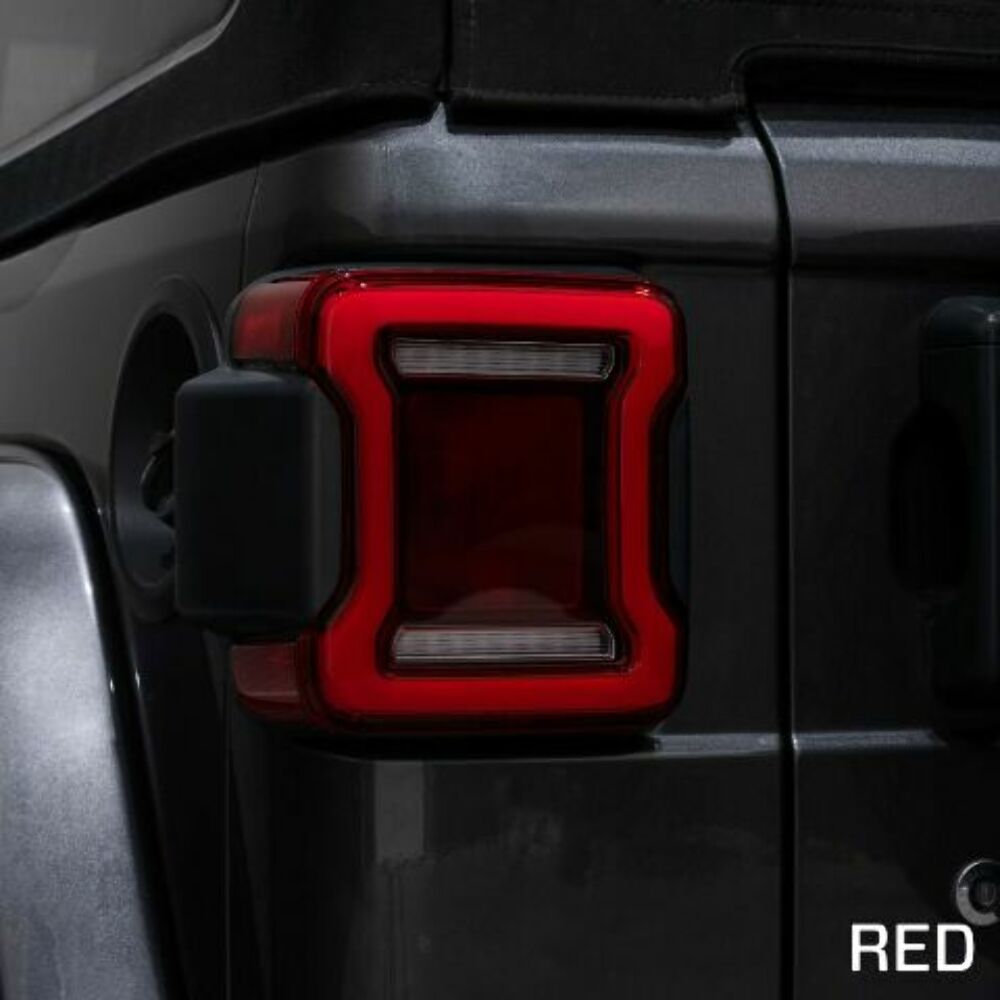 Form Lighting FL0013 Red LED Tail Lights For 2018-2023 Wrangler JL