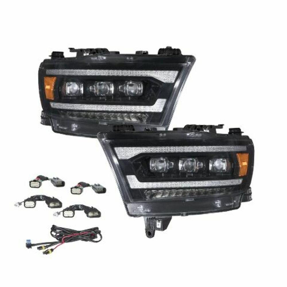 Form Lighting FL0015 Sequential LED Projector Headlights For 2019-2024 Ram 1500