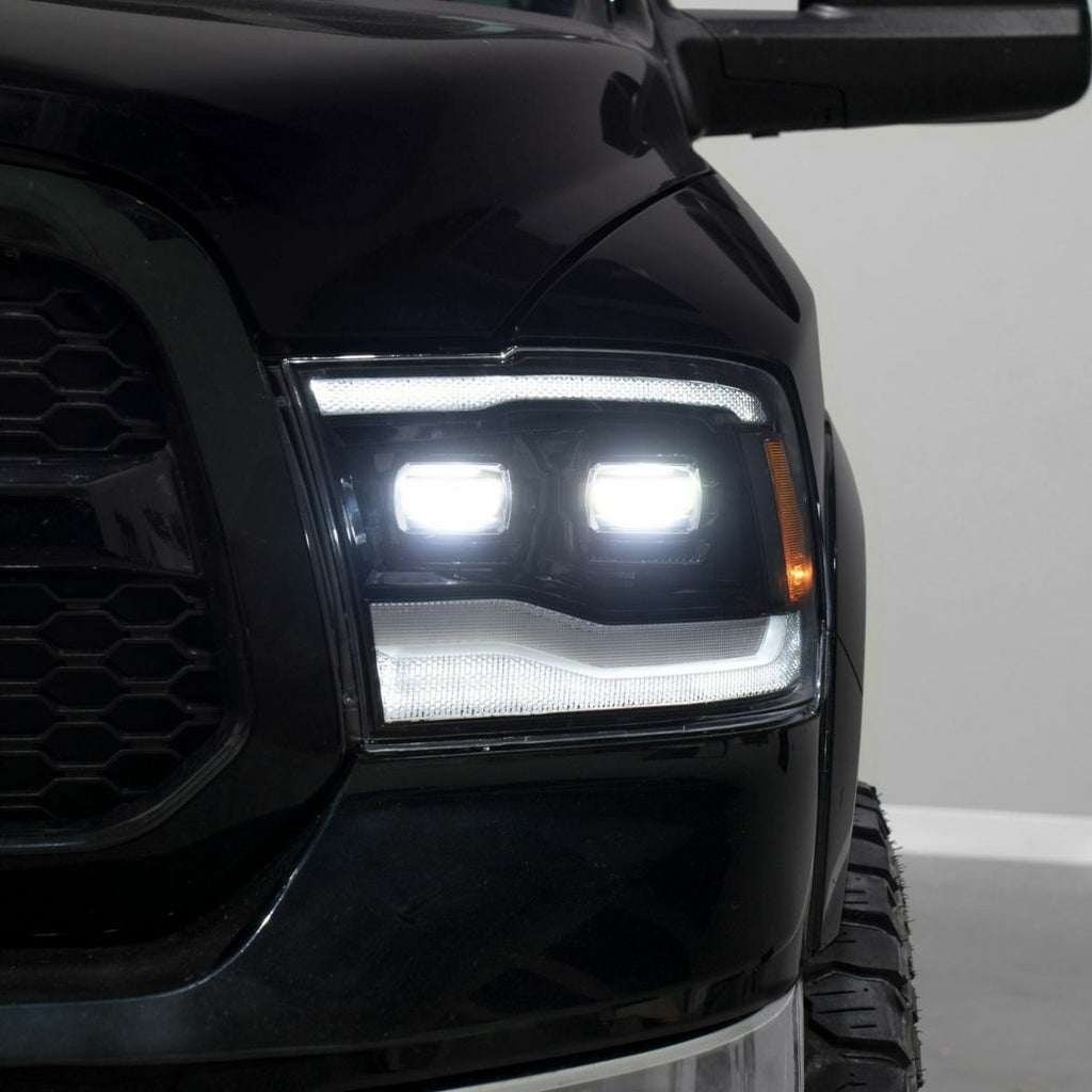 Form Lighting FL0016 Sequential LED Projector Headlights For 2009-2018 Ram