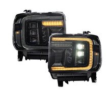 Load image into Gallery viewer, Form Lighting FL0023 LED Headlights w/ Amber DRL For 2014-2018 Sierra 1500