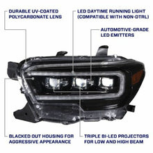 Load image into Gallery viewer, Form Lighting FL0076 LED Headlights w/ Amber DRL For 2016-2023 Tacoma