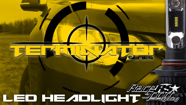 Race Sport H13TLED H13 Fan-less LED Conversion Headlight Kit w Point Projection