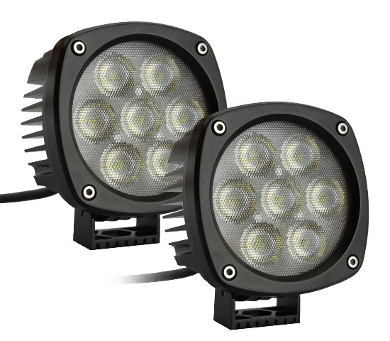 Race Sport RS-4CREE-35W-2 HD Series 4.3 in. Round Cree LED Spot Light Pair