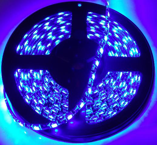 Race Sport RS-5050-5MB 16ft 5M 5050 LED Blue Tape Strip Reel Lighting System