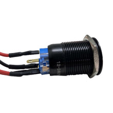 Load image into Gallery viewer, Race Sport RS-B19MM-LEDB 19mm Black 2-Position On/Off Switch BLUE 12V