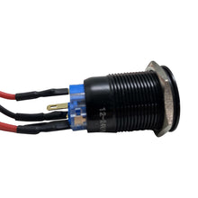 Load image into Gallery viewer, Race Sport RS-B19MM-LEDG 19mm Black 2-Position On/Off Switch GREEN 12V