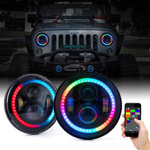 Load image into Gallery viewer, Race Sport RS3037050-C 7in. Headlight and 4 in. Foglight Combo Kit For Wrangler