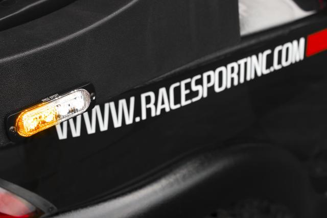 Race Sport RS70014W-A Switching 4-LED Slim 19-Flash Pattern Marker Strobe Light