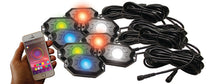 Load image into Gallery viewer, Race Sport RS8PRGBW 8-POD RGB+W Hi-Power Rock Light Complete Kit